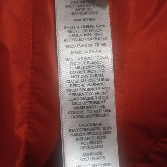 Cotopaxi Jacket Womens Medium Orange Capa Hybrid Insulated Jacket Full Zip - Picture 5 of 5